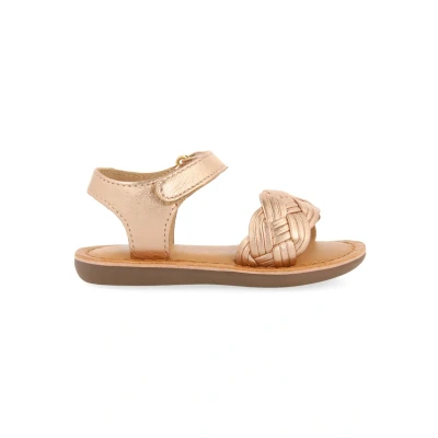 Abbildung von Gioseppo CON Trenzado Y Cierre Ajustable Flushe Fushe Lauflernschuh für Kinder, Größe: 27, Oro rosado Schuhe