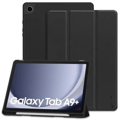 Abbildung von TECH PROTECT SC Pen Klapphülle, Schutzhülle mit Standfunktion, Magnetische Hülle Kompatibel Samsung Galaxy Tab A9+ Plus 11.0 X210 / X215 X216 Schwarz