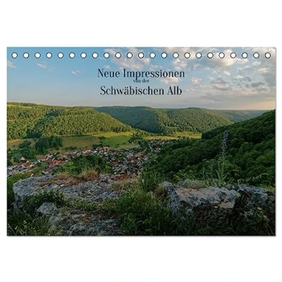 Abbildung von Neue Impressionen von der Schwäbischen Alb (Tischkalender 2025 DIN A5 quer), CALVENDO Monatskalender