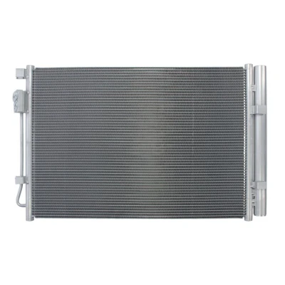 Abbildung von THERMOTEC KTT110748 Klimakondensator mit Trockner Aluminium 558 R 134a HYUNDAI: i20 II Schrägheck, Coupe