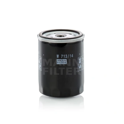Abbildung von MANN FILTER W 713/14 Ölfilter 5/8 18 UNF mit zwei Rücklaufsperrventilen Anschraubfilter TRIUMPH: Spitfire Cabrio, Herald Kombi, Dolomite Limousine