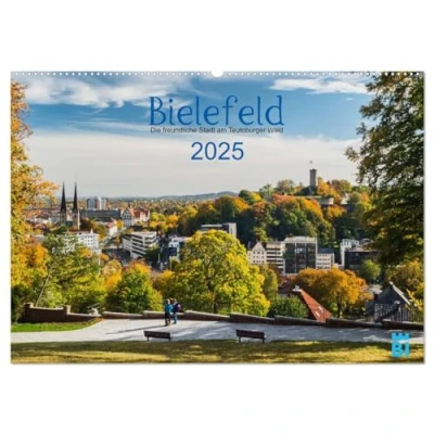 Abbildung von Bielefeld Die freundliche Stadt am Teutoburger Wald (Wandkalender 2025 DIN A2 quer), CALVENDO Monatskalender