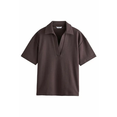 Abbildung von Next Regular FIT Poloshirt, Damen, Größe: 42, Burgundy red