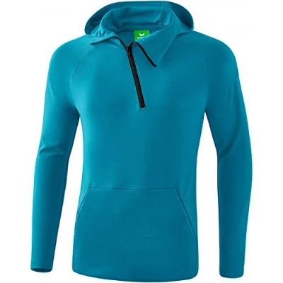Abbildung von ERIMA Herren Hoodie Kapuzensweat, oriental blue/colonial blue, XL, 2071910