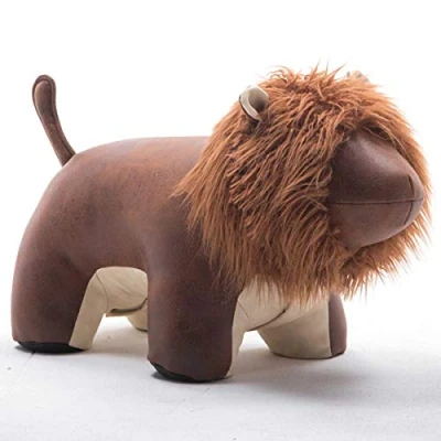 Abbildung von Tierhocker Kinderhocker Löwe Hocker Lion Dekohocker Sitzhocker braun beige