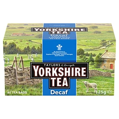 Abbildung von Taylors of Harrogate Yorkshire Tea Decaf Teebeutel, 125 g, 40 Stück