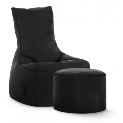 Abbildung von SITTING POINT only by MAGMA Sitzsack Set Brava Swing + Hocker schwarz