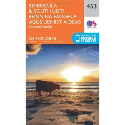 Abbildung von Benbecula and South Uist/Beinn Na Faoghla Agus Uibhist a Deas (OS Explorer Map, Band 453)