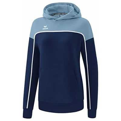 Abbildung von Erima Change BY Kapuzenpullover, Damen, Größe: 42, New navy faded denim weiss