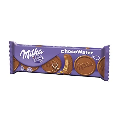 Abbildung von Galletas Milka Choco Wafer Barquillo Rellena De Chocolate Con Leche 180gr