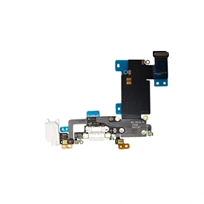 Abbildung von DHLK® Ladebuchse Dock Connector kompatibel mit iPhone 6S Plus ConnectorFlex, Weiß (A1634, A1687, A1699)