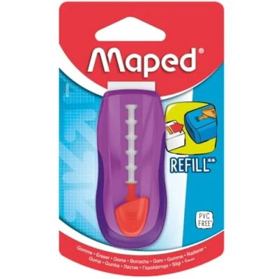 Abbildung von MAPED Universal Gom Stick Protected Radiergummi, nachfüllbar, Pink