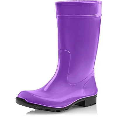 Abbildung von Ladeheid lange Regenstiefel für Frauen LA 967 Gummistiefel Damen hoch und robust