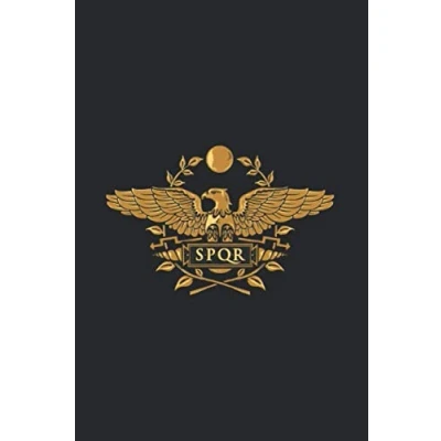 Abbildung von SPQR: Notebook &amp; Journal SPQR Journal, Roman Empire Gold Eagle Vintage History Note Book or Composition Book, School, College Office Gag Gift