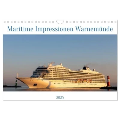 Abbildung von Maritime Impressionen Warnemünde (Wandkalender 2025 DIN A4 quer), CALVENDO Monatskalender