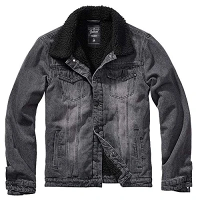 Abbildung von Brandit Jeansjacke, Herren, Größe: 4XL, Black/black