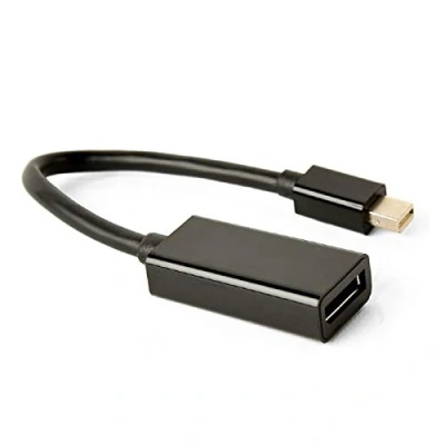 Abbildung von Mini DisplayPort 4K v1.2 Stecker Zum Weiblich Buchse Konverter Kabel 15 cm