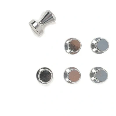 Abbildung von HAB &amp; GUT MC000 K Magnet Kegel für Whiteboards 6er Set, 15 x 21 mm, N35 = superstarke Anziehung NEODYM