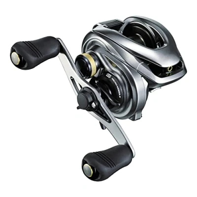 Abbildung von SHIMANO Metanium DC 101 HG (LH) Baitcastrolle, schwarz , silber