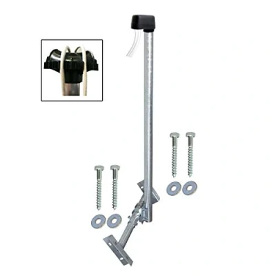 Abbildung von Premium X Basic X120 48F SAT TV Dachsparrenhalter 120cm voll feuerverzinkt Aufdach Sparren Halterung für Satellitenschüssel + UKW LTE Antenne Kabelführung Mastabdeckkappe