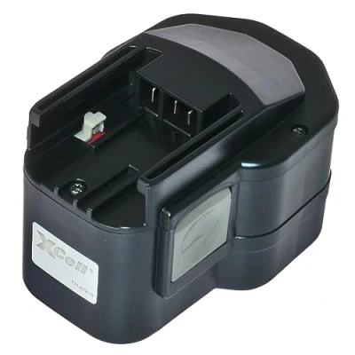 Abbildung von XCell Werkzeug Akku für Milwaukee, ersetzt B12 / BF12 BX12 (Länge x Breite Höhe 108 76 70 mm, Spannung 12 V, Gewicht 683 g, 3000 mAh, NI MH Akku) 139051