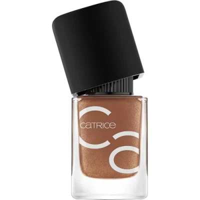 Abbildung von CATRICE ICONAILS Gel Lacquer, Nagellack, Nr. 172, Braun, langanhaltend, glänzend, acetonfrei, vegan, ohne Mikroplastikpartikel, Konservierungsstoffe, 1er Pack (10.5ml)