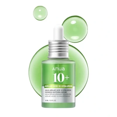 Abbildung von Anua Azelaic Acid 10 Hyaluron Redness Soothing Serum, Facial Serum for Sensitive skin, Hyaluronic Acid, Niacinamide, Spot Care, Natural Color, Vegan, Korean Skincare (30ml/ 1.01 fl oz.)