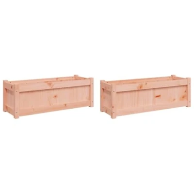 Abbildung von vidaXL Blumentopf Pflanzkübel 90x31x31 cm Massivholz Douglasie (1 St)