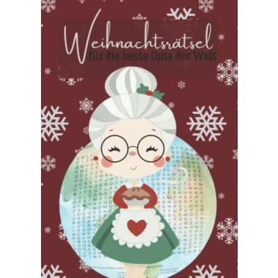 Abbildung von Weihnachtsrätsel für die beste Oma der Welt: Wortsuche clevere Senioren