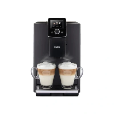 Abbildung von Nivona Kaffeevollautomat NICR 820, 2 Tassen Funktion für Espresso/Kaffee, One Touch SPUMATORE