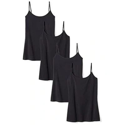 Abbildung von Amazon Essentials Damen Mieder mit schmaler Passform, 4er Pack, Schwarz, XL