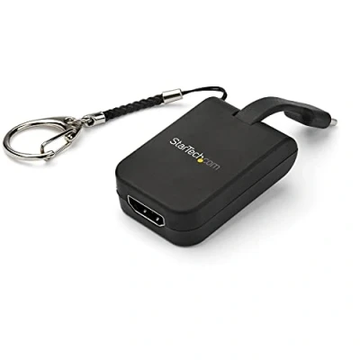 Abbildung von StarTech.com USB C auf HDMI Adapter (4K 30Hz, handlich, 3.1 Typ Videokonverter, mit Flex Kabel)
