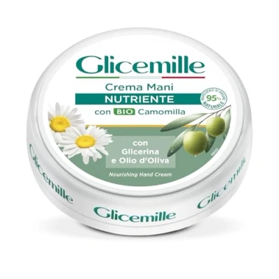 Abbildung von Glicemille Pflegende Handcreme mit Bio Kamille, Glycerin und Olivenöl, 100 ml