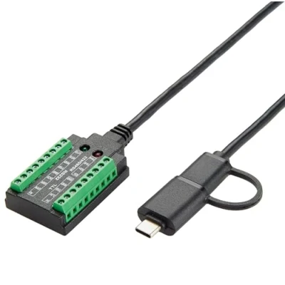 Abbildung von EXSYS EX 1303 USB 2.0 zu 1 x Seriell RS 232/422/485 und TTL Kabel mit 18 Pin Terminal Block