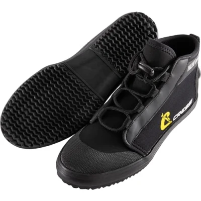 Abbildung von CRESSI Unisex Adult Malmo Rock Boots 3mm 2XL Neoprenschuhe 3 mmfür mit Harter, Griffiger Sohle Maximaler Schutz beim Tauchen und Verschiedenen Wasseraktivitäten, Schwarz