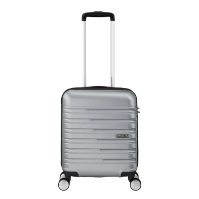 Abbildung von American Tourister Flashline EasyJet Handgepäck, Spinner XS, 35 x 45 20 cm, 23 L, 2.20 kg, Flugzeug Handgepäck Underseater, Silber (Sky Silver)
