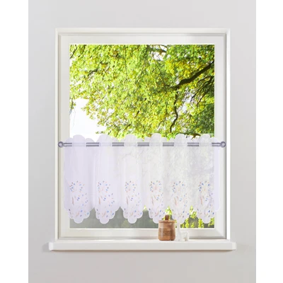 Abbildung von Home affaire Scheibengardine Maarle, Durchzuglöcher (1 St), transparent, Polyester