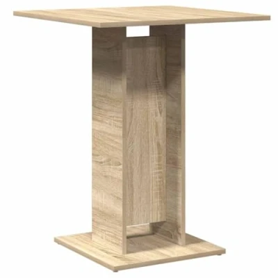 Abbildung von vidaXL Bistrotisch Stehtisch Bartisch Partytisch Esstisch Küchentisch Tisch Sonoma Eiche 60x60x75 cm Holzwerkstoff
