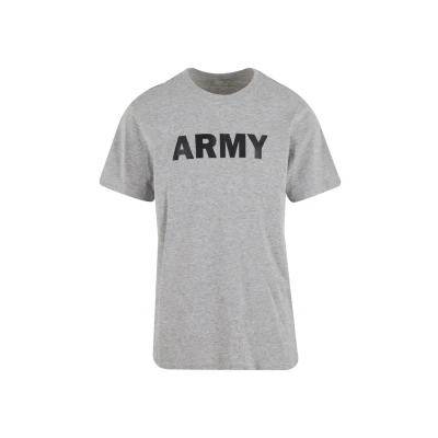 Abbildung von Brandit ARMY Tshirt print, Herren, Größe: XXL, Grey melange