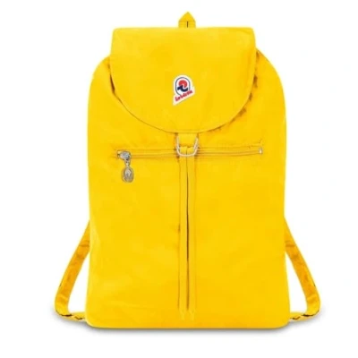 Abbildung von Invicta Tagesrucksack, Backpack für Reise Ausflüge &amp; Freizeit; Damen Herren, mit Hüftgurt faltbar gelb, einfarbig, 8 LT, Extra leicht, MINISAC VINTAGE
