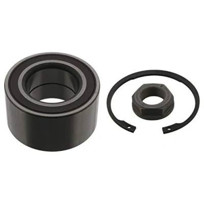 Abbildung von FEBI BILSTEIN 40703 Radlagersatz mit Achsmutter integriertem magnetischen Sensorring, ABS Sicherungsring 83 Schrägkugellager