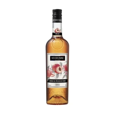 Abbildung von Vedrenne Creme de Peche Vigne Weinbergpfirsich Likör 0,7 Liter 15% Vol.