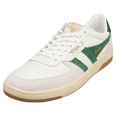 Abbildung von Gola Unisex Hawk Sneaker, White/Dark Green, 41 EU
