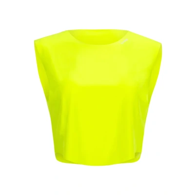 Abbildung von Winshape Damen Functional Light Cropped Top Aet115 T Shirt, Neon gelb, L EU