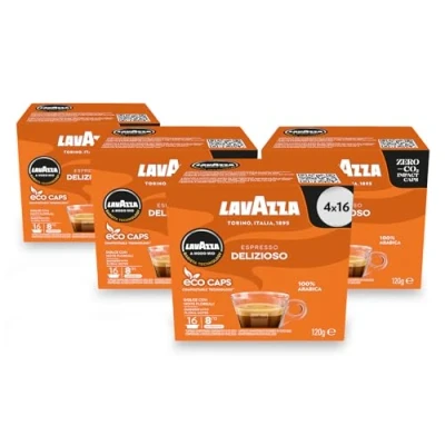 Abbildung von Lavazza A Modo Mio Espresso Delizioso, Kaffee, Kaffeekapseln, Arabica, 64 Kapseln