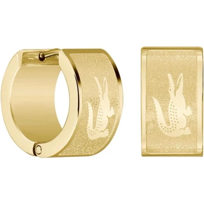 Abbildung von Lacoste Backhand Unisex Ohrringe goldcoloured, Größe: One Size, Gold coloured
