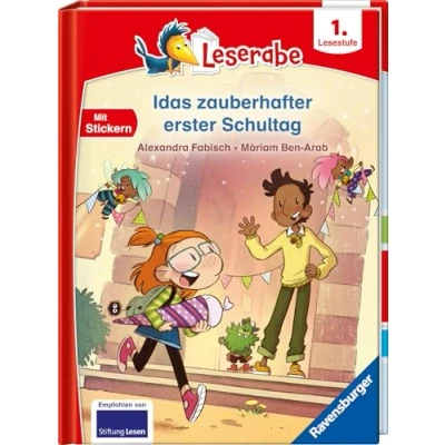 Abbildung von Idas zauberhafter erster Schultag lesen lernen mit dem Leseraben Erstlesebuch Kinderbuch ab 6 Jahren Lesenlernen 1. Klasse Jungen und Mädchen (Leserabe Klasse) Lesestufe)