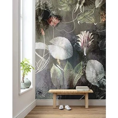 Abbildung von Komar Vliestapete &quot;Night Flowers&quot;, 200x280 cm (Breite x Höhe)
