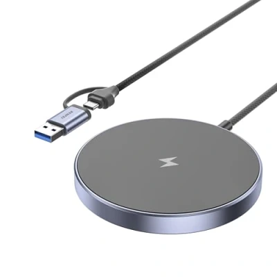 Abbildung von BENFEI MagGo magnetisches kabelloses Ladegerät (Pad), MagSafe kompatibel, 15W schnelles Ladegerät,Für iPhone 16/16 Pro/16 Plus/16 Pro Max/iPhone 15 Max Plus/iPhone 14 13 12 Series