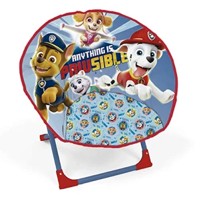 Abbildung von ARDITEX Runder Klappstuhl, Paw Patrol, Kinderstuhl mit Mond, Ø 50 cm